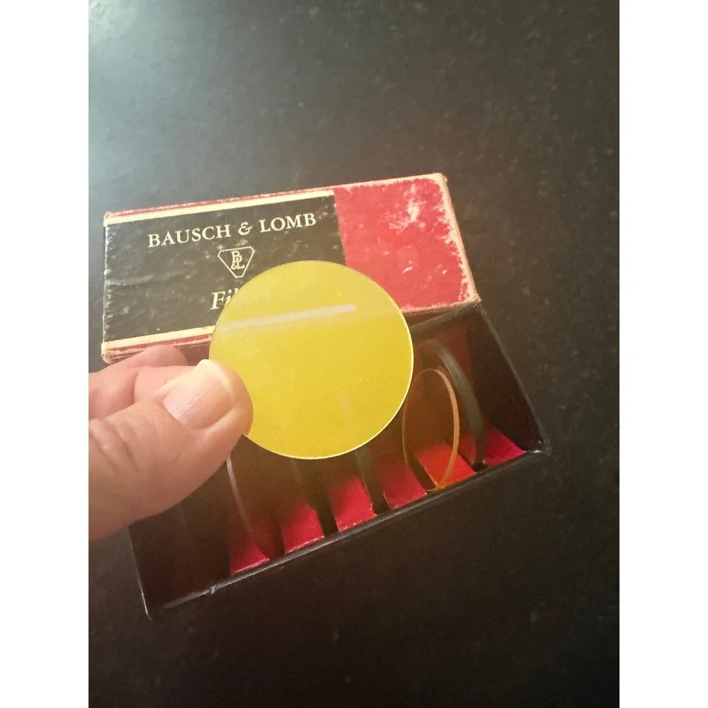 vintage Bausch & Lomb filter set of 6